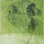 Closed Shape 3 | mixed media on paper glued on board 28x25 cm, 2021