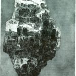 Torri - Lanterna II | etching, aquatint and drypoint on copper 80x60 cm, 2021